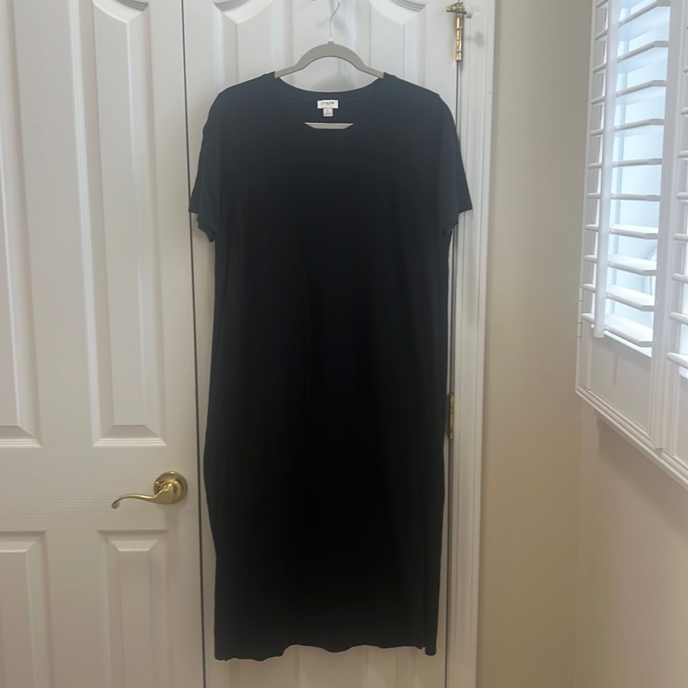 Black tshirt dress from Jcrew